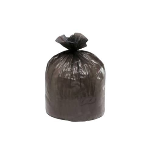 Sacs poubelle 100L PEBD noir 28µ sans lien Green Bag