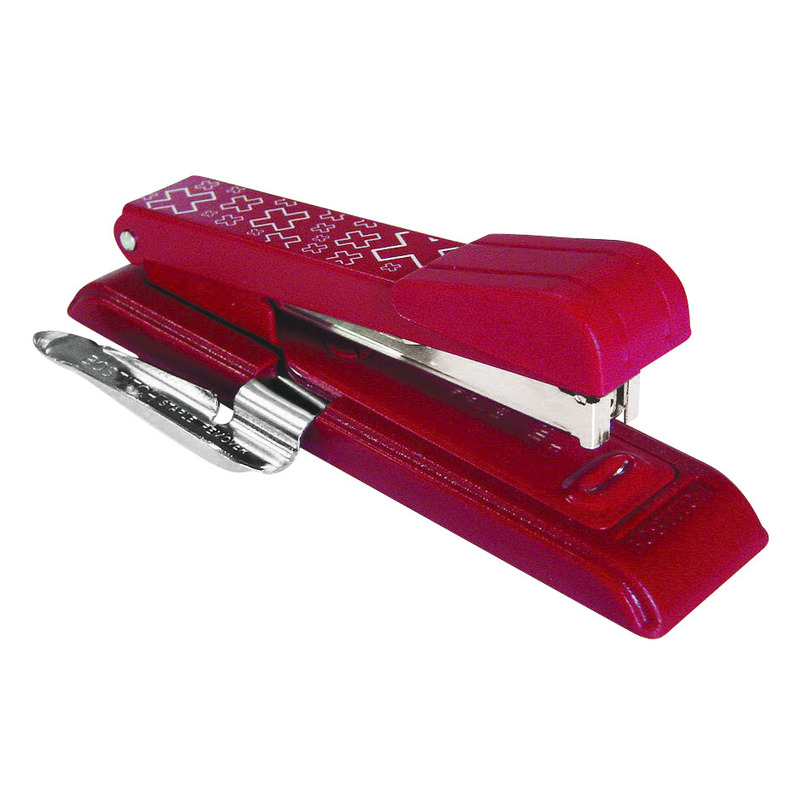 Bostitch Heftgerät B8RE mit CH-Kreuz, rot