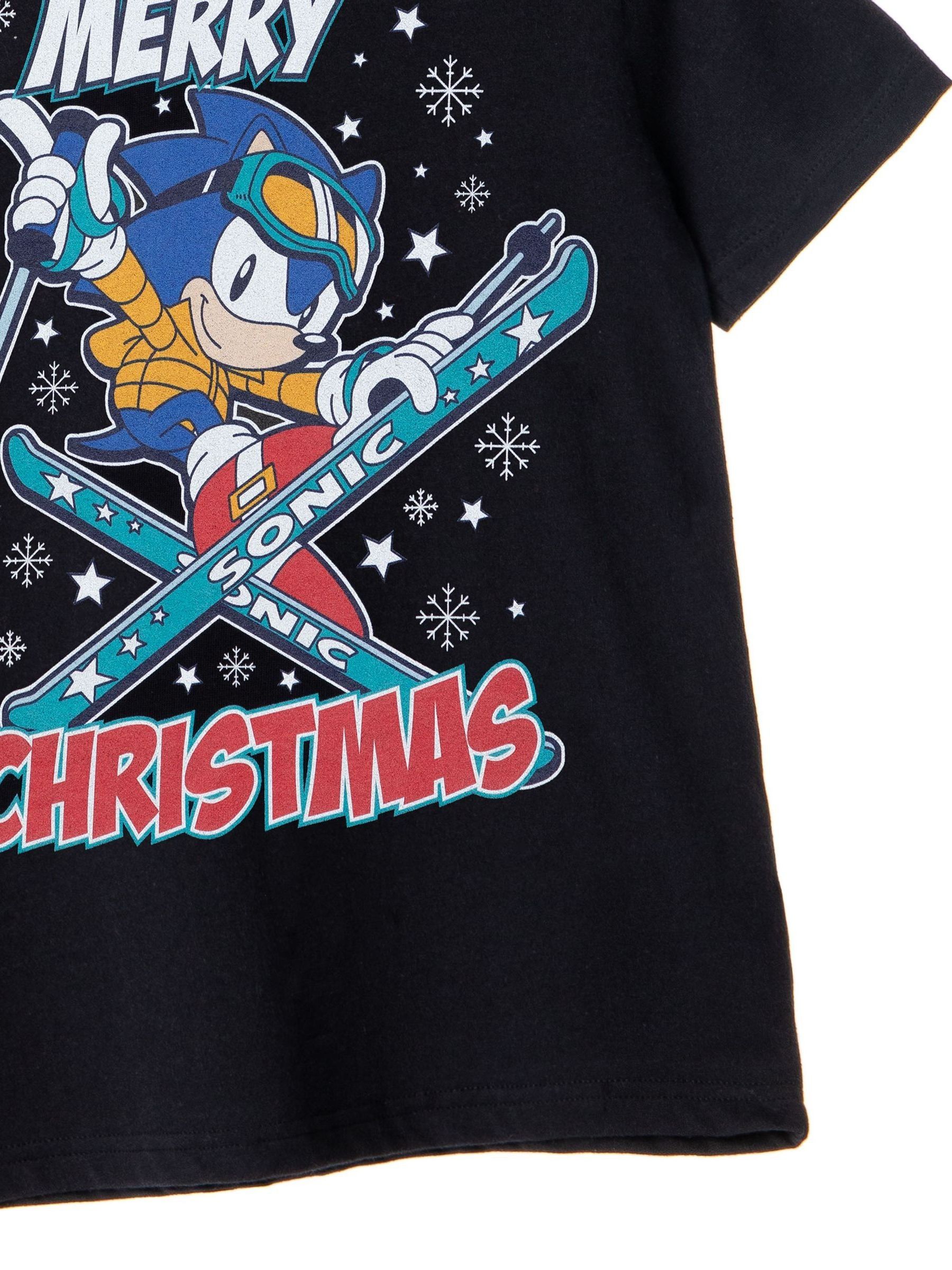 Black Sonic - Vanilla Underground kerstshirt voor jongens van 100% katoen