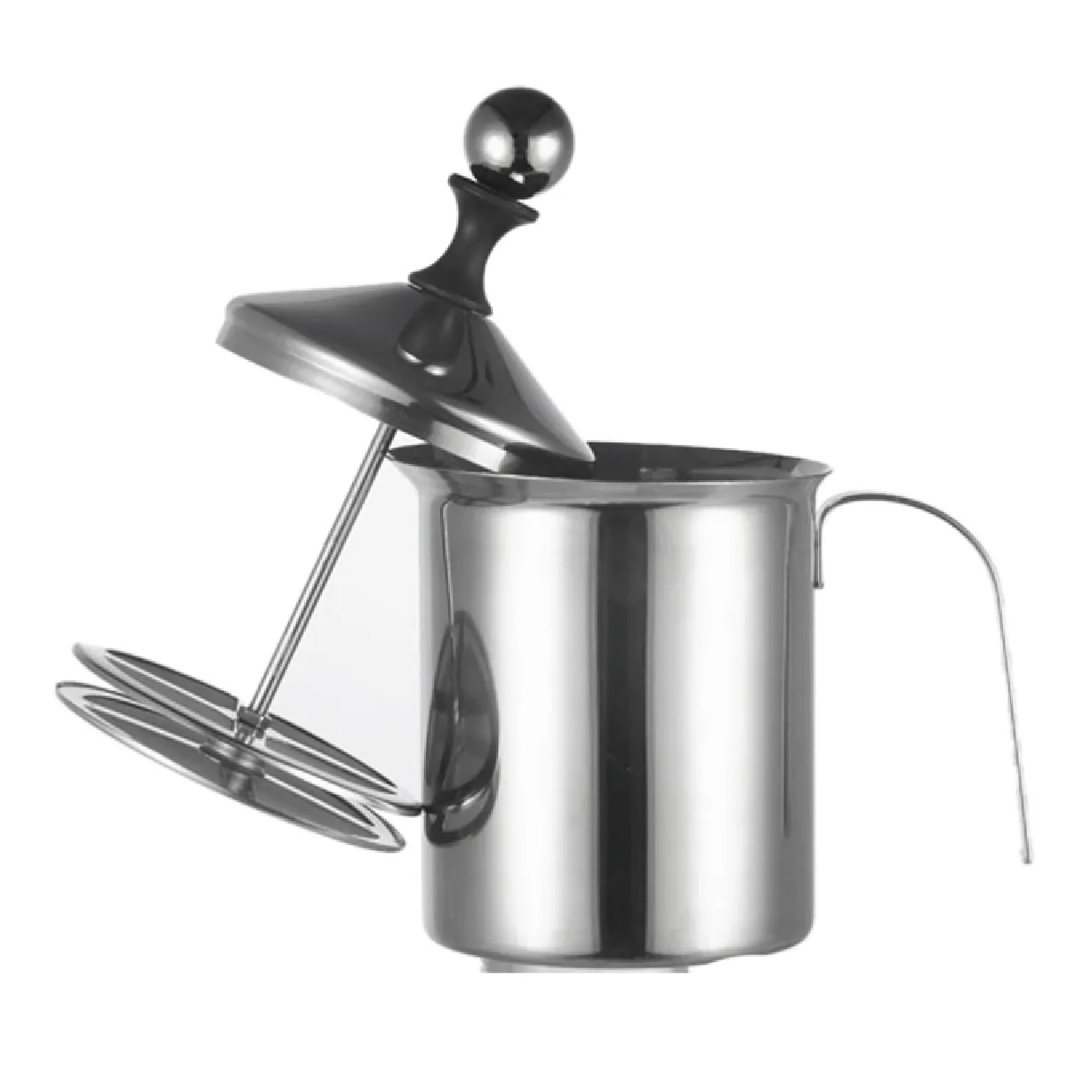 Universal Moussoir à Café Universel - Inox - 400 ml