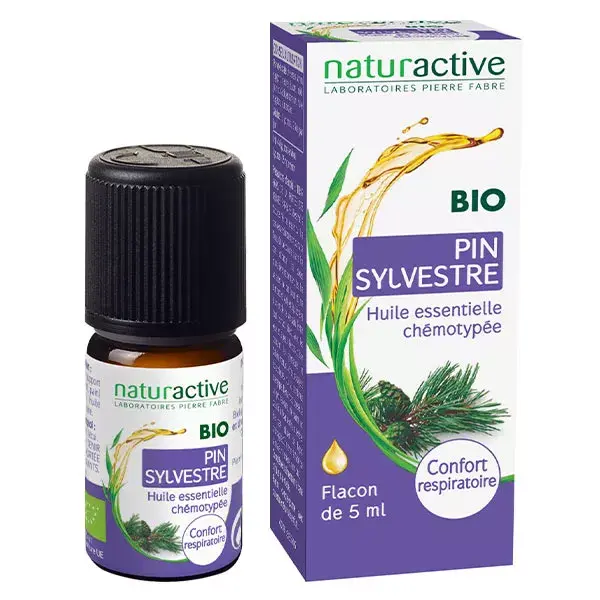 Óleo Essencial de Pinheiro Silvestre Orgânico Naturaactive 5ml