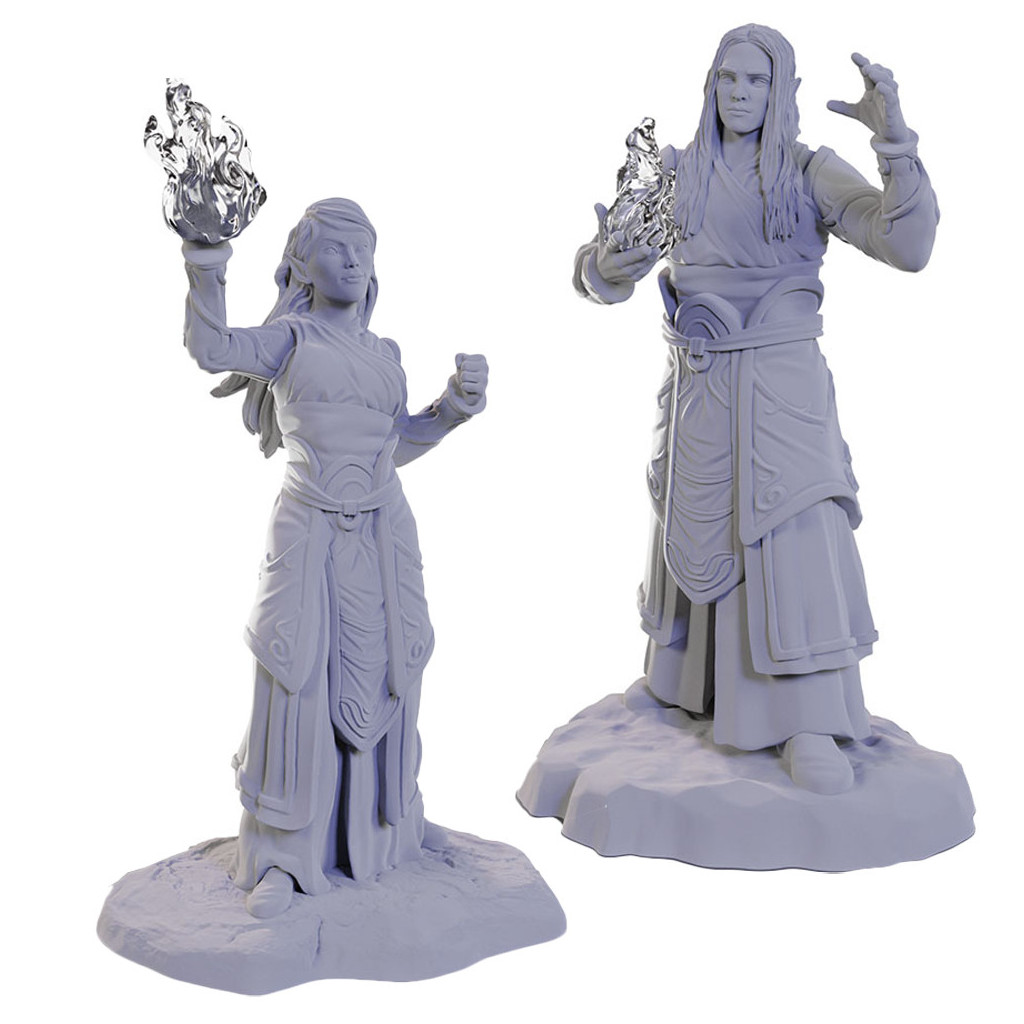 D&D Nolzur's Marvelous Unpainted Miniatures: Elf Wizards