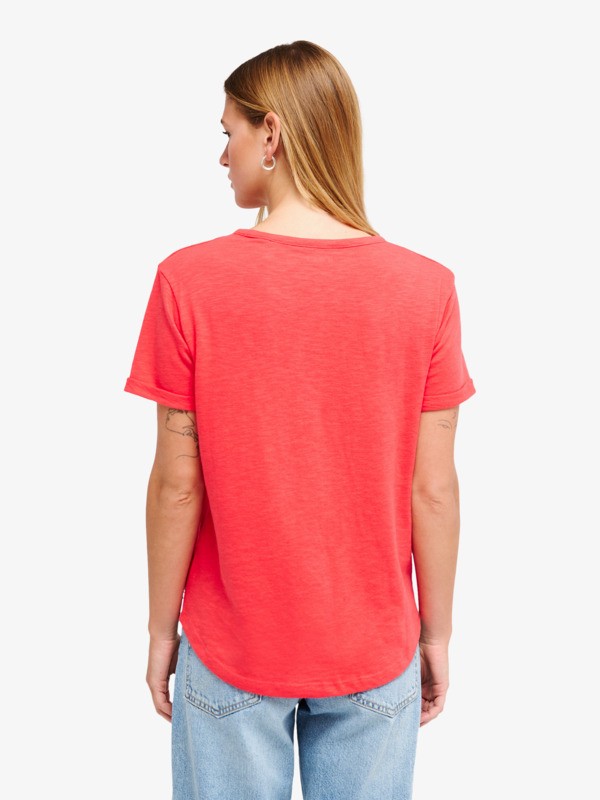 Oceanwave Regular Emby T-shirt à manches courtes Rouge Femme