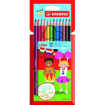 STABILO Color - 12 Crayons de couleur