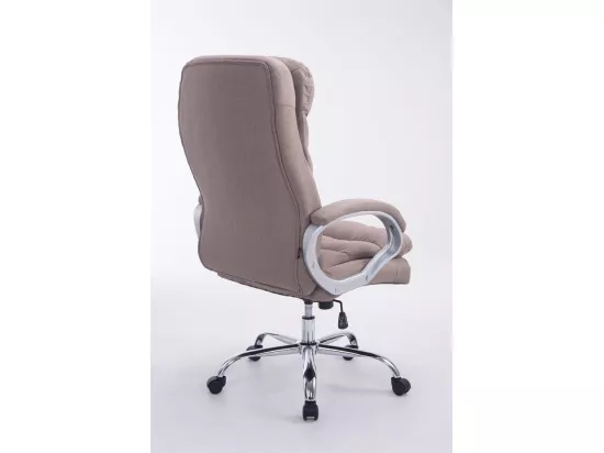 Chaise de bureau - Tissu - Taupe - XXL Vancouver