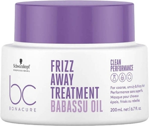 Schwarzkopf Professional BC Bonacure Frizz Away Treatment Coarse Unruly & Frizzy Hair, 200 ml