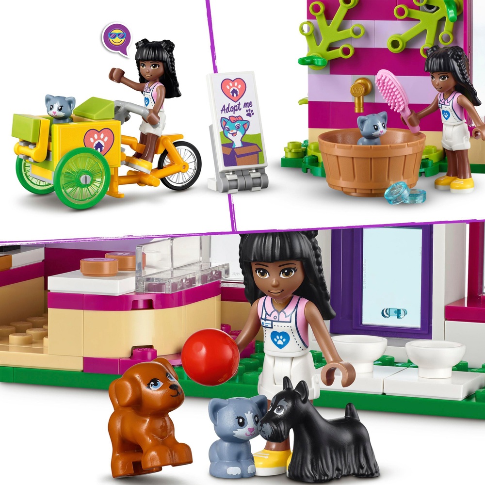 LEGO Friends 41699 Tieradoptionscafé Tierrettungsset