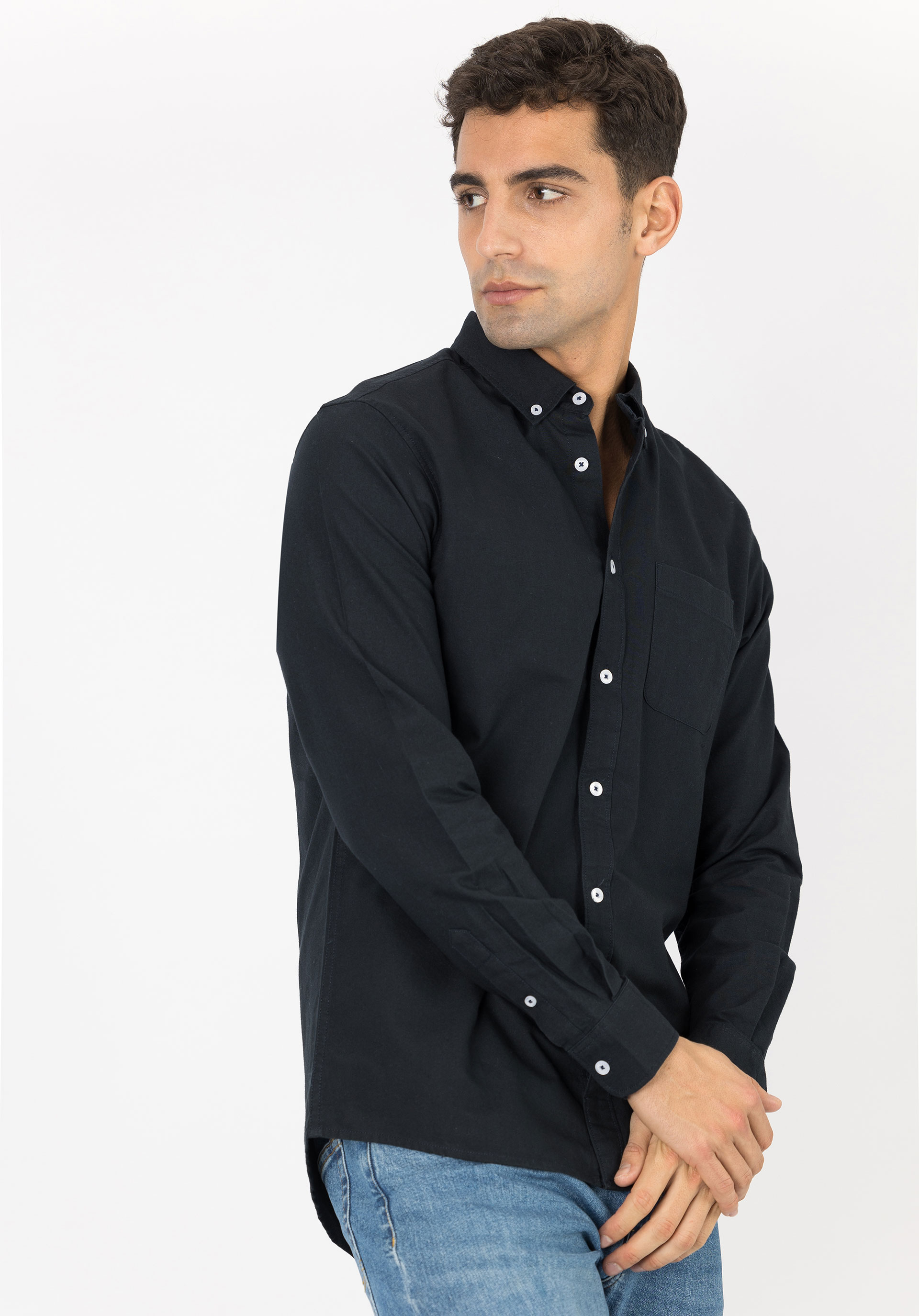 Camisa Regular Fit Oxford