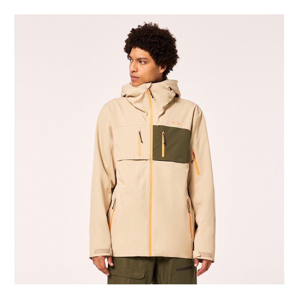 Oakley KENDALL RC SHELL - Veste ski Homme humus