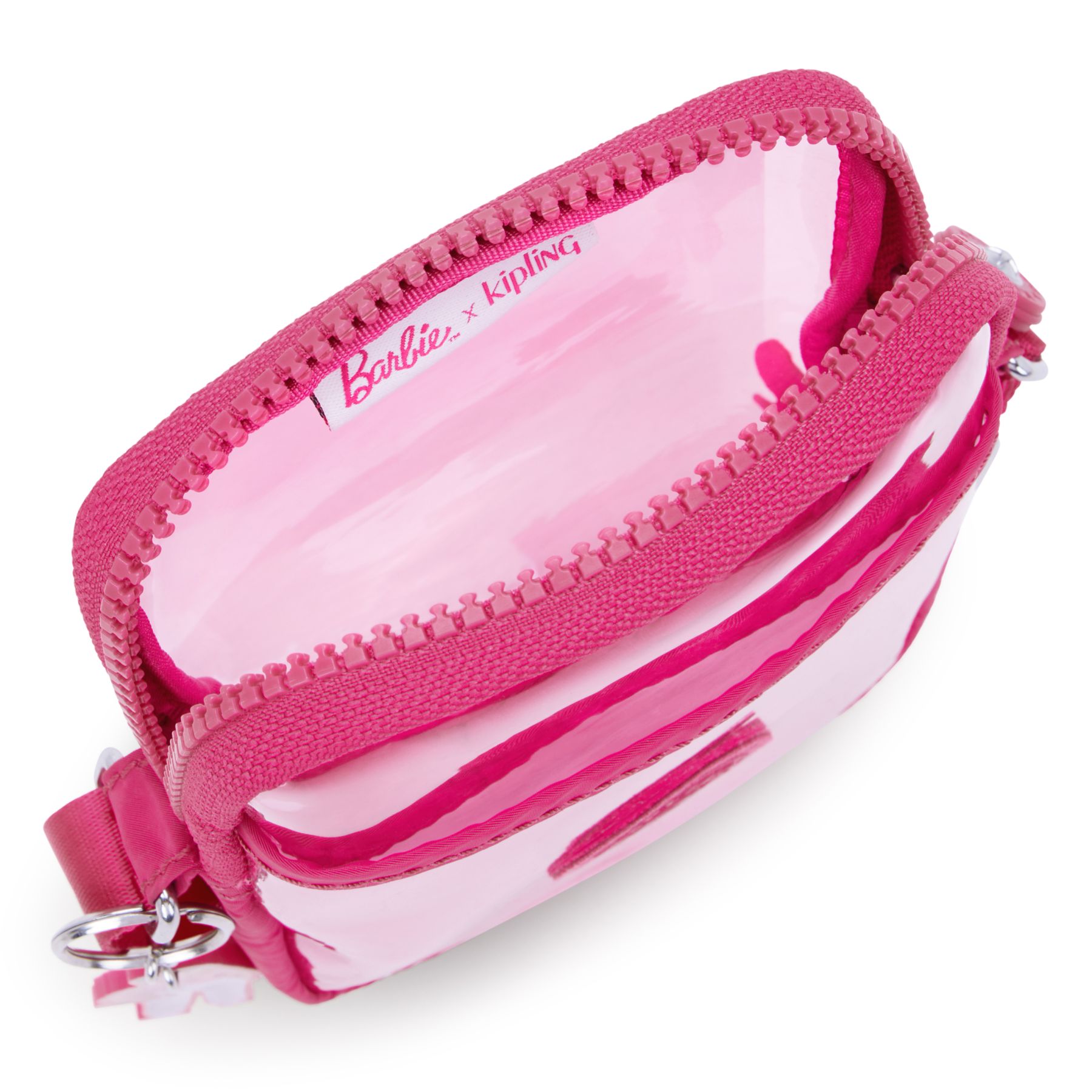 TALLY Sac pour téléphone Barbie™ Tally avec bandoulières réglables - Power Pink Transpant