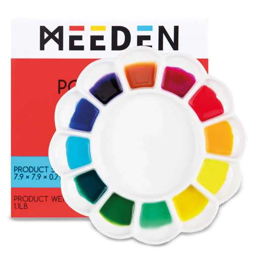 MEEDEN Porzellan-Mischpalette 12