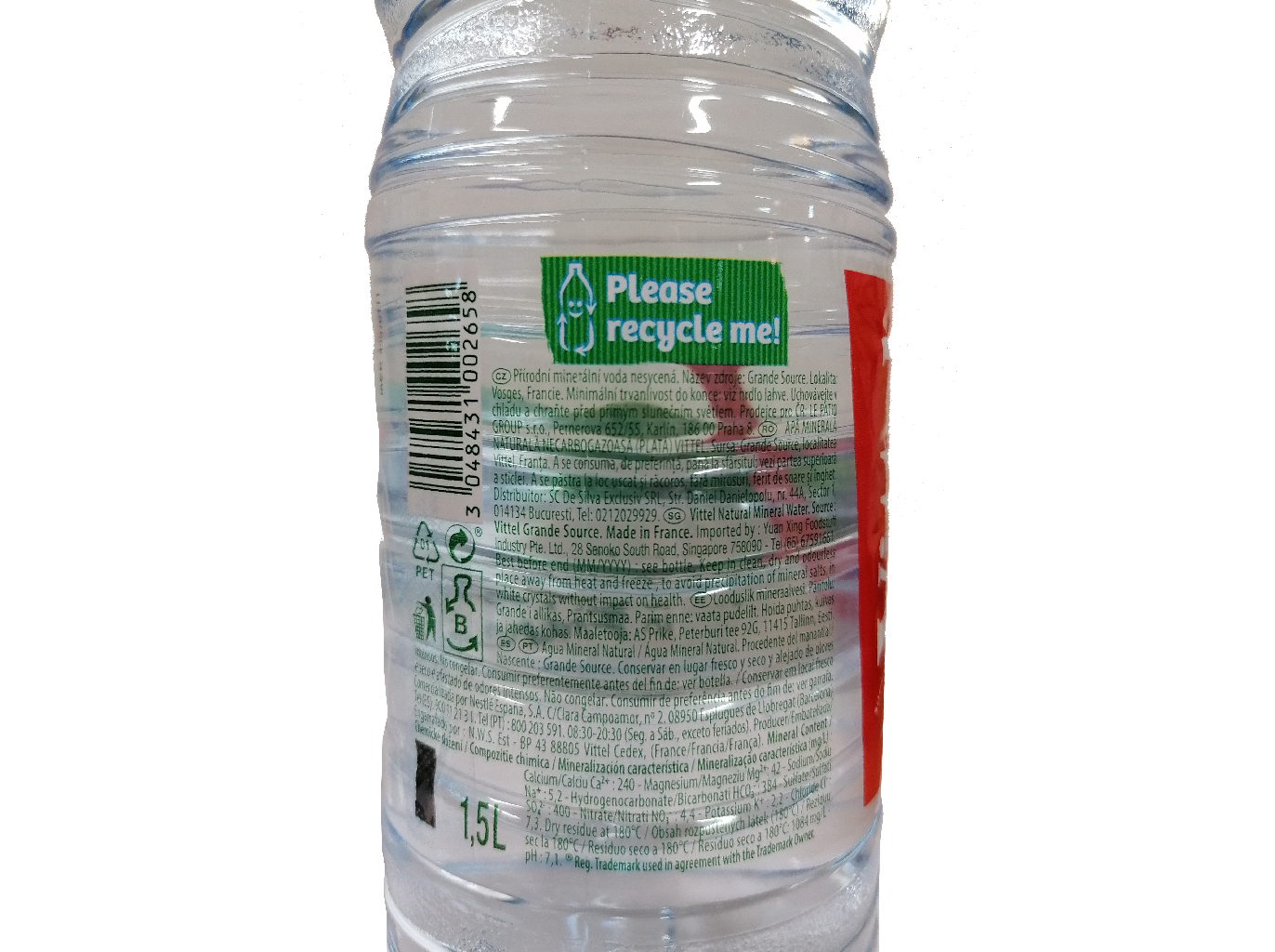 ÁGUA VITTEL MINERAL 1.5L
