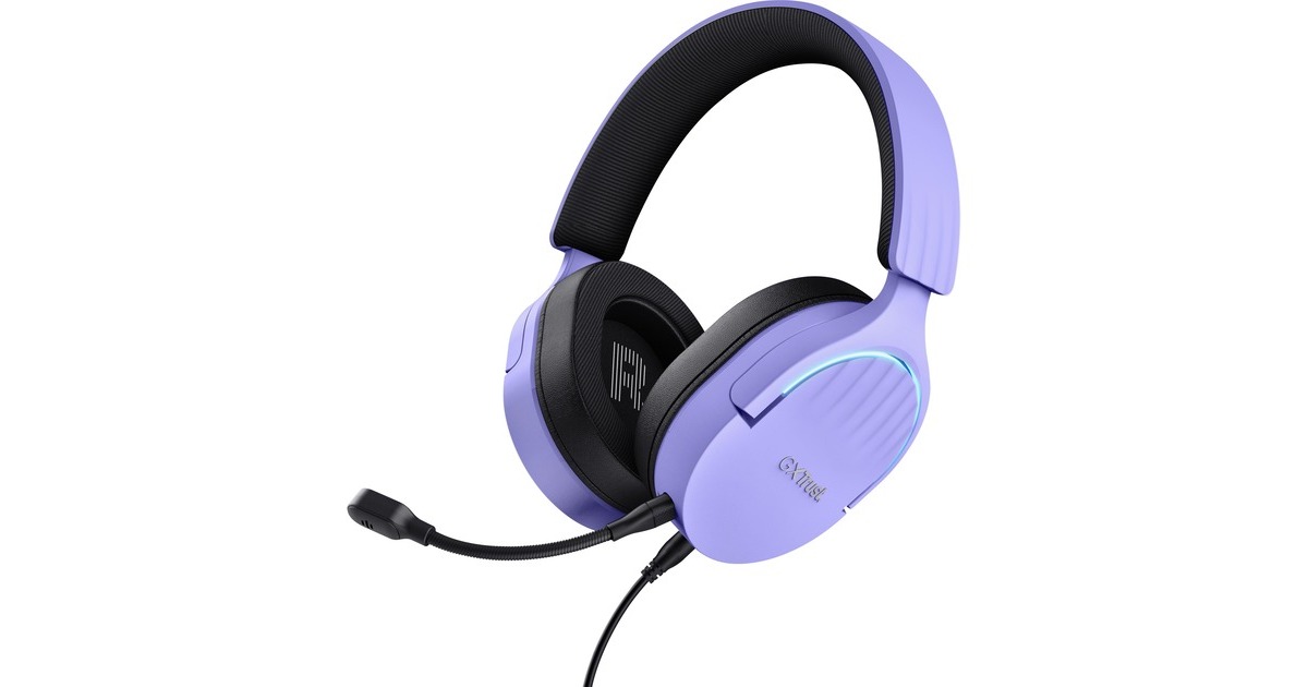 TrustGXT 490P Fayzo 7.1 USB gaming headset over-ear   (Paars, PC, PlayStation 4, PlayStation 5)