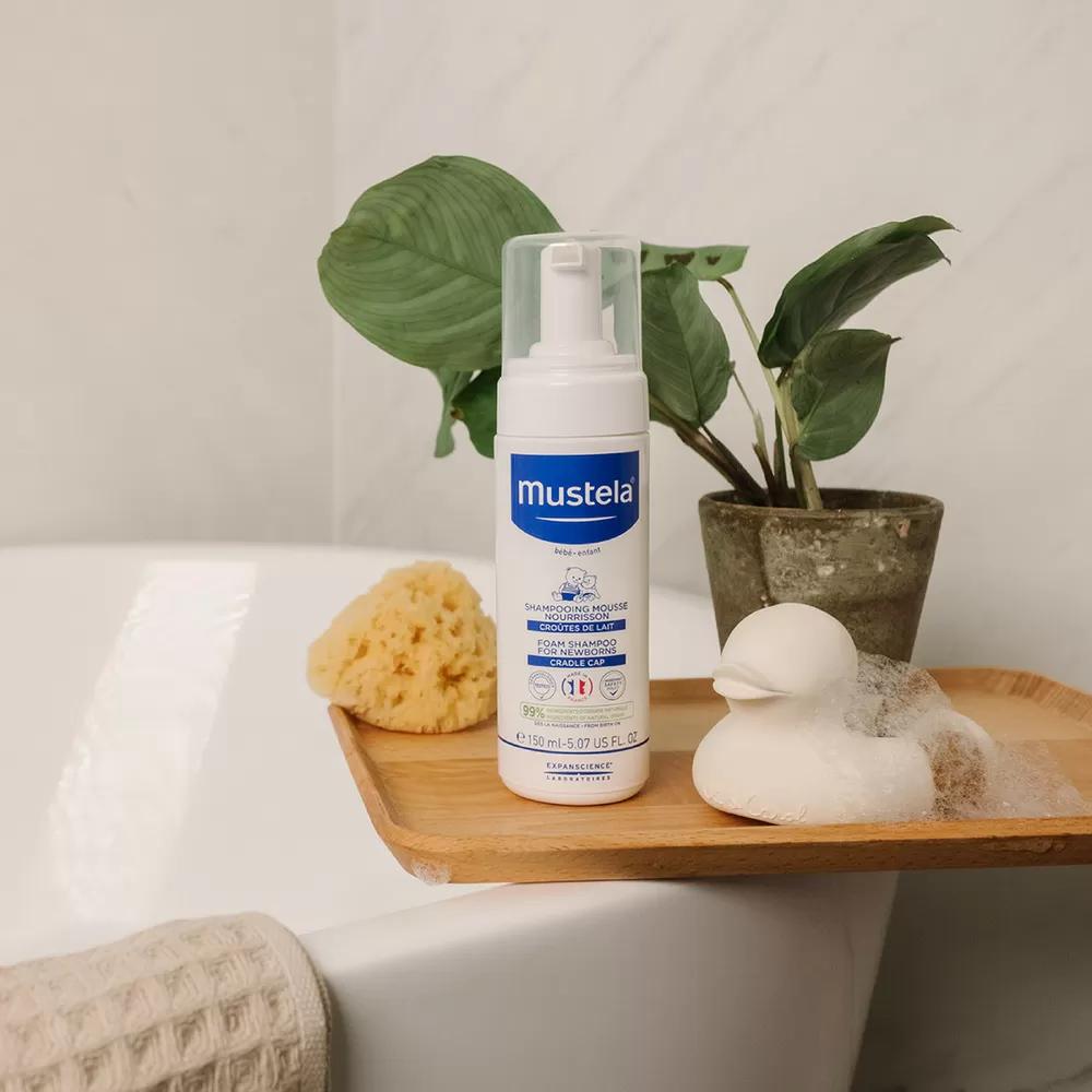 Mustela Foam Shampoo For Newborns - 150 ml.