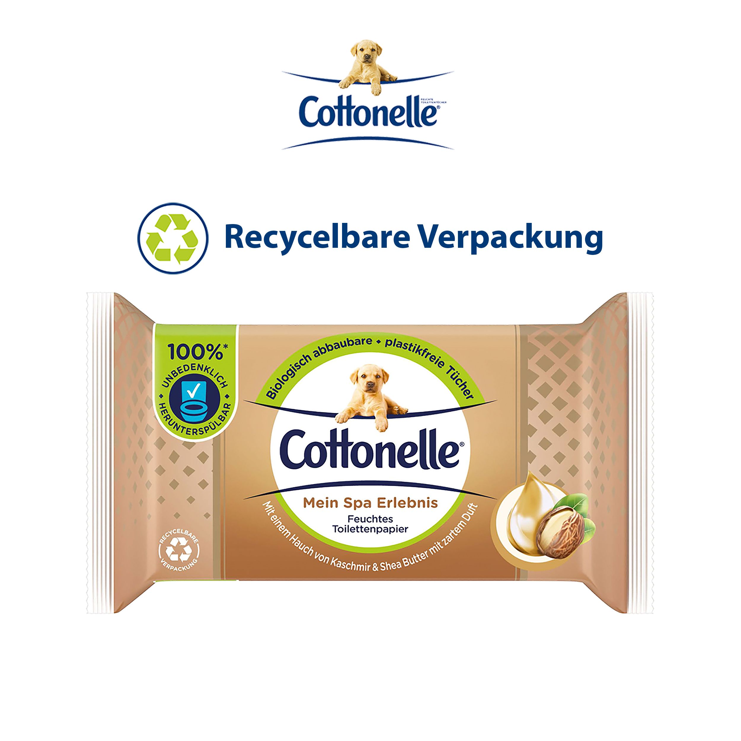 Cottonelle Feuchtes Toilettenpapier Mein Spa Kaschmir & Shea Butter