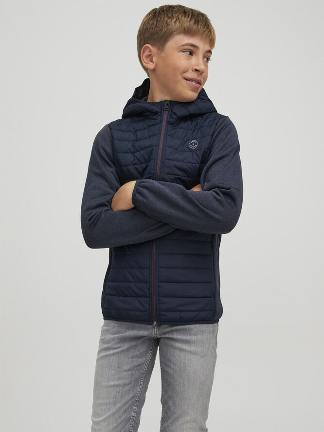 Jack & Jones JJEMULTI QUILTED JACKET NOOS JNR Navy blazer/set-in sleeves