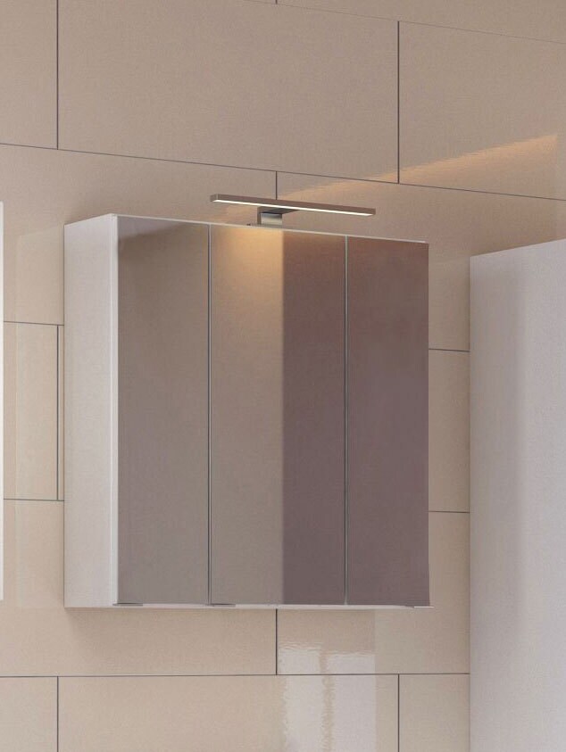 Spiegelschrank BAABE 60 x 66 cm Weiß matt