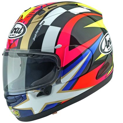 Casque Arai RX-7V EVO - SCHWANTZ 30 - Blanc