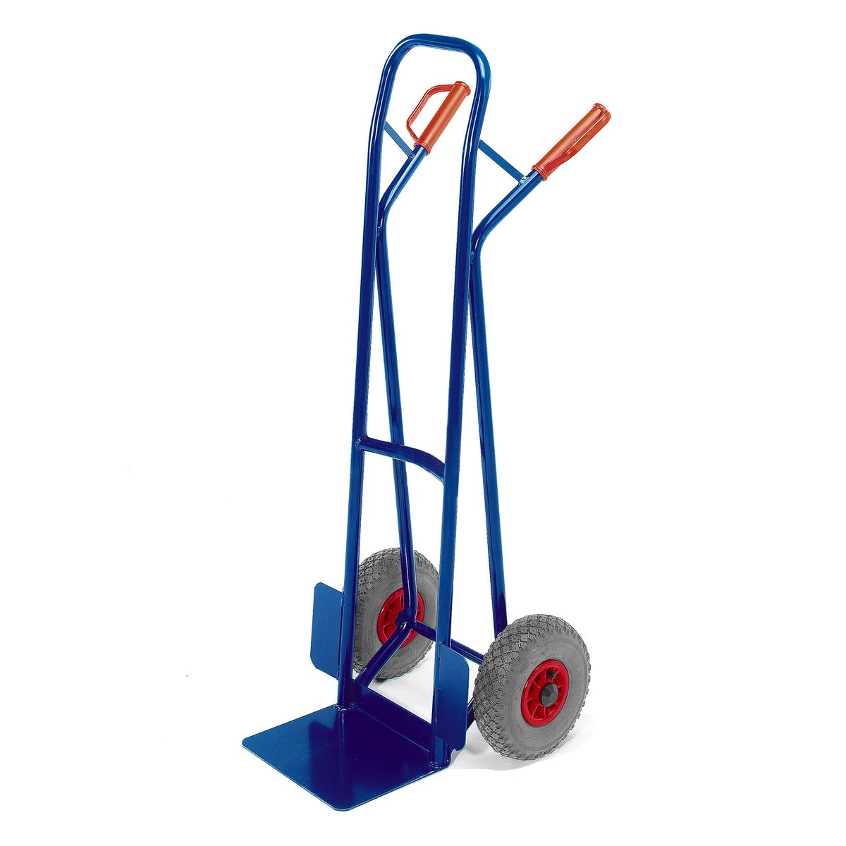 Rollcart stapelwagen van stalen buis, draagvermogen 250 kg, luchtgevuld