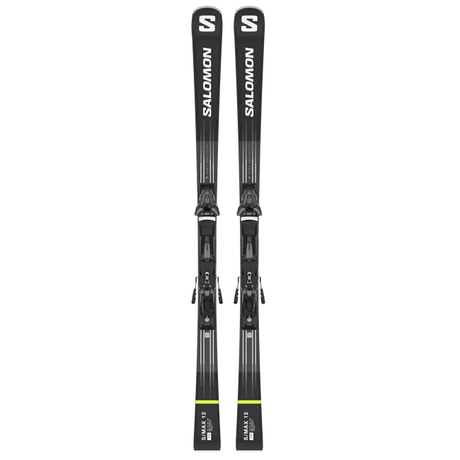 S/MAX 12 (and Z12)  Pisten-Ski-Set, Unisex Black/White/NeonYellow