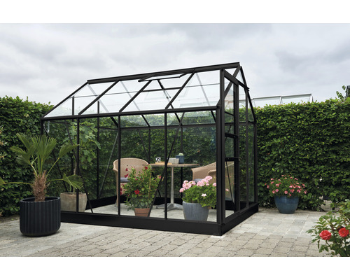 Kas Halls Popular 86 Helder Glas 3 mm 193 x 257 cm Zwart