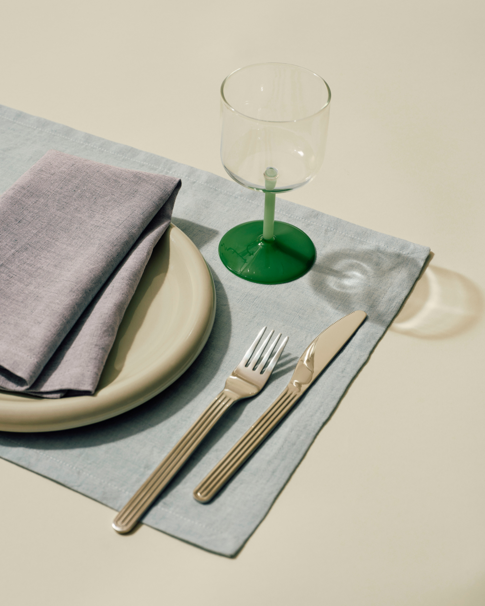 Wijnglas Tint Clear green - set van 2