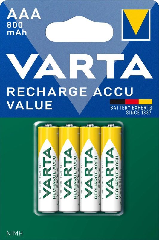 Varta Rechargeable Accu AAA 800 mAh BLS4