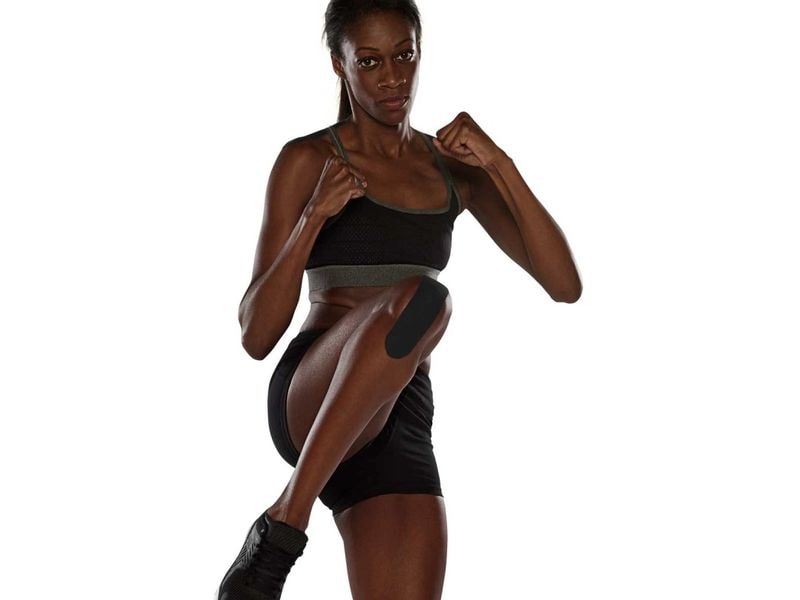K-Tape K-Tape schwarz 5 cm x 5 m Atmungsaktives Kinesiology Tape für Muskeln und Gelenke