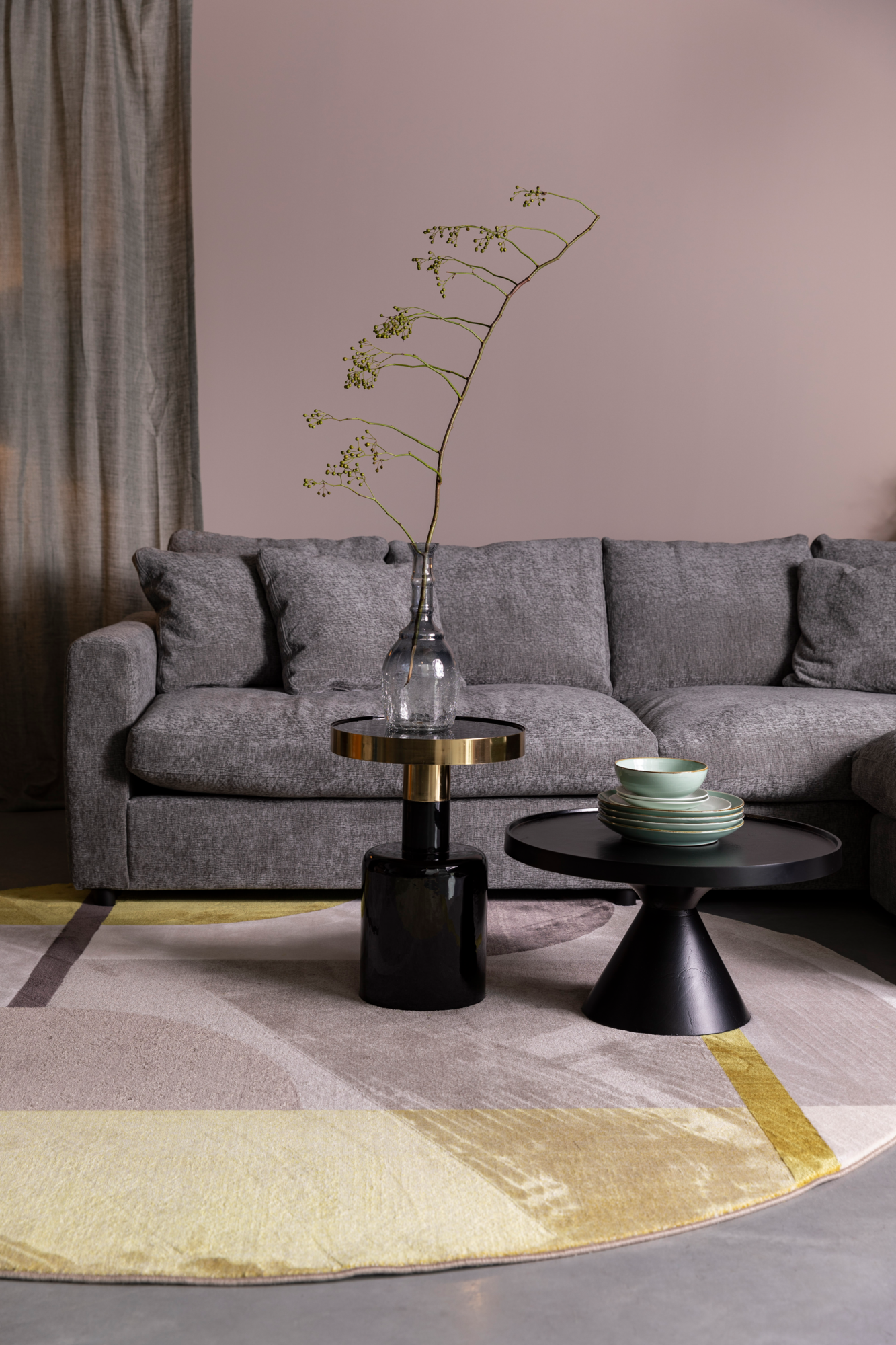 Bijzettafel Glam Groen