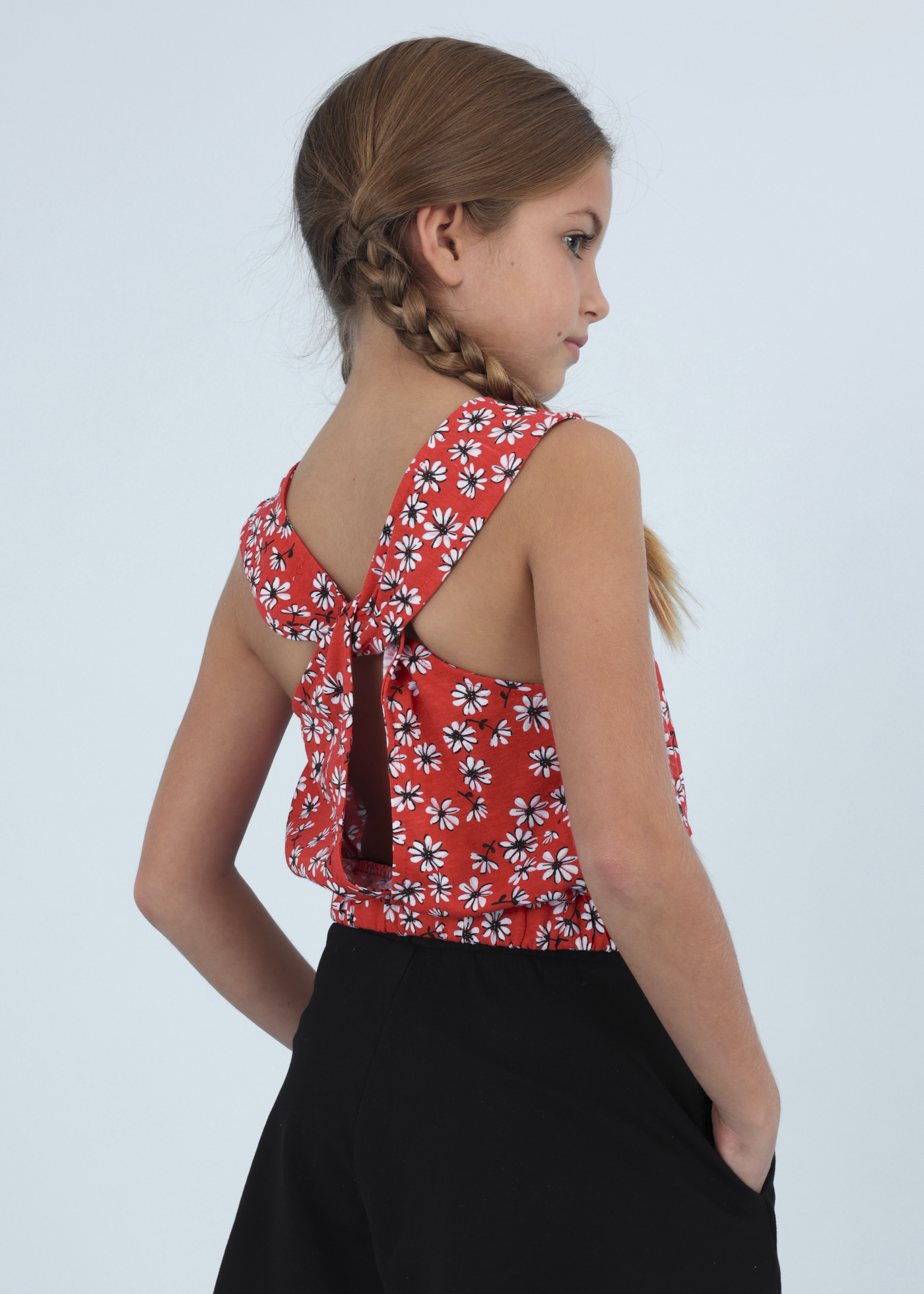 Regata estampada para meninas