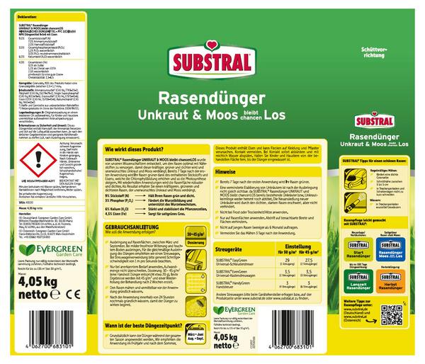 Substral® 3in1 Rasendünger Unkraut & Moos