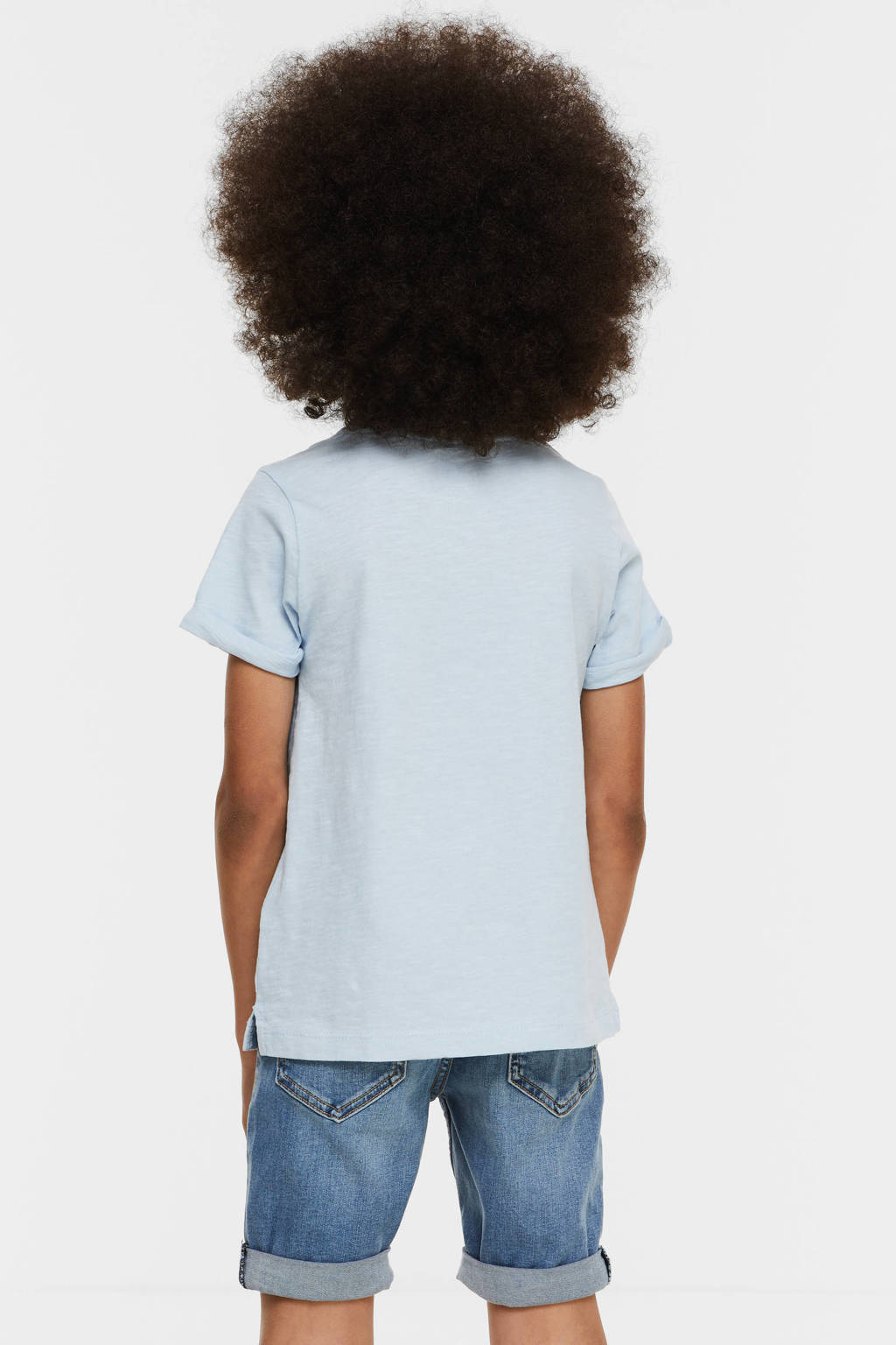 anytime T-shirt lichtblauw