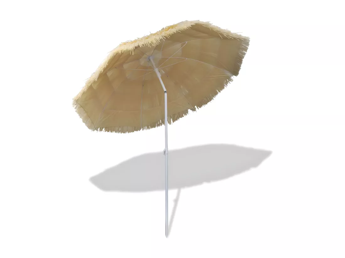 Parasol de plage inclinable style Hawaii