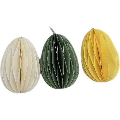 Honeycomb papirsæg H: 7,5 cm - flere varianter - assorteret