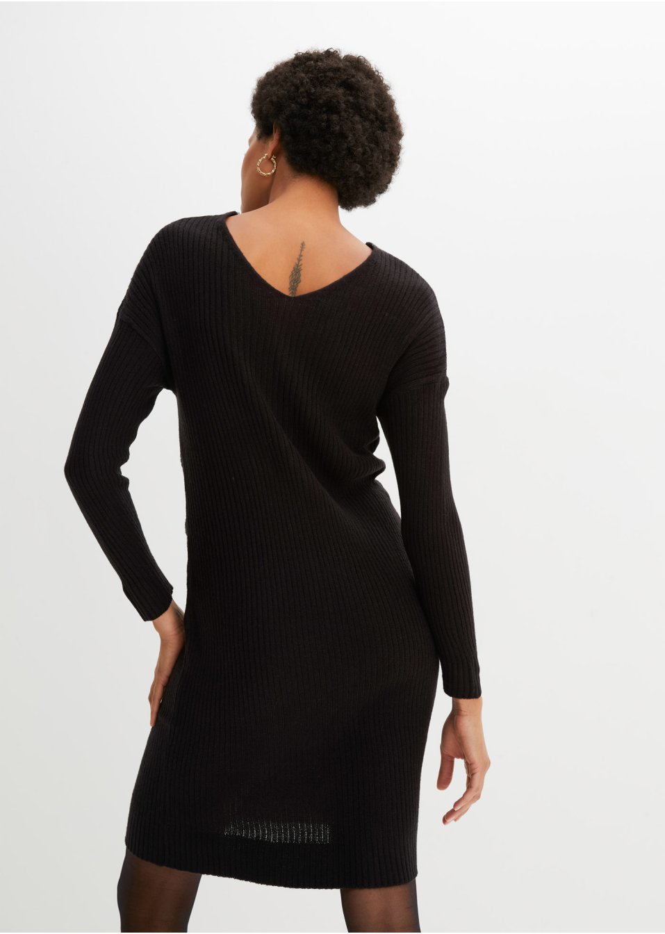Robe en maille avec détail twisté