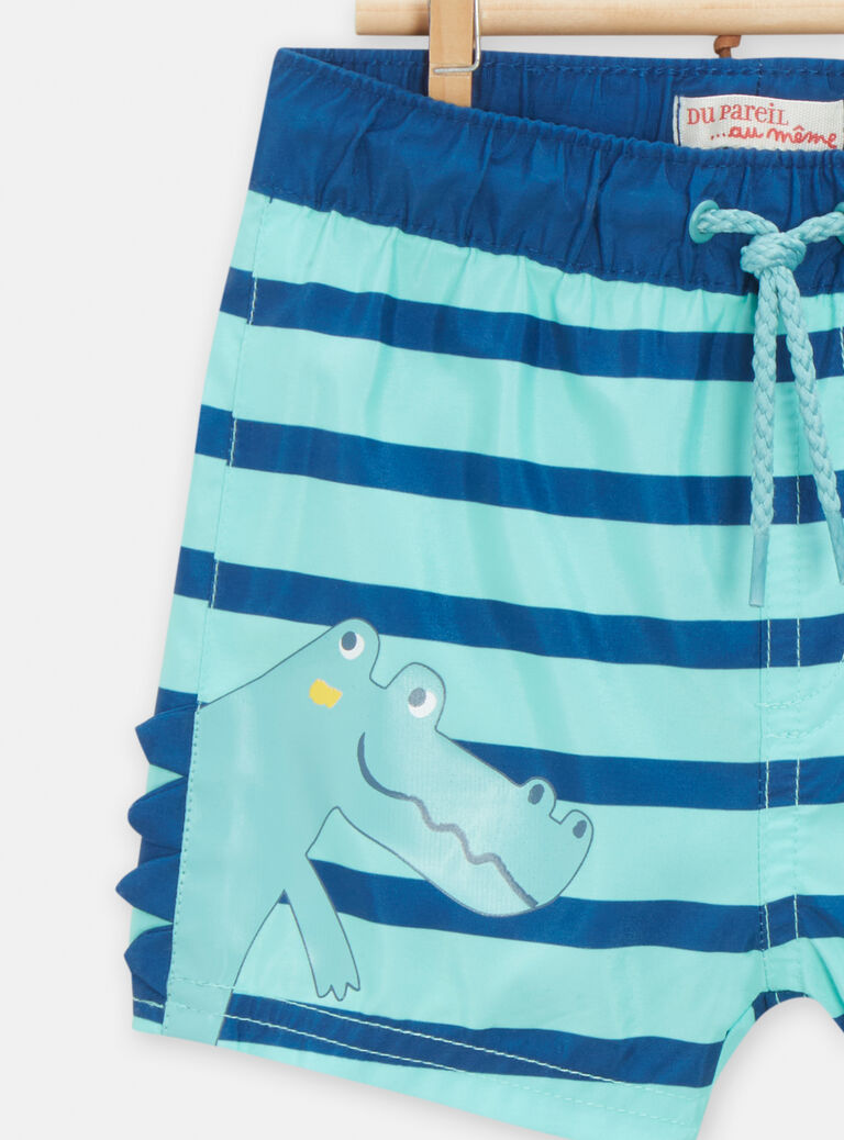Short de bain à rayures pour bébé garçon