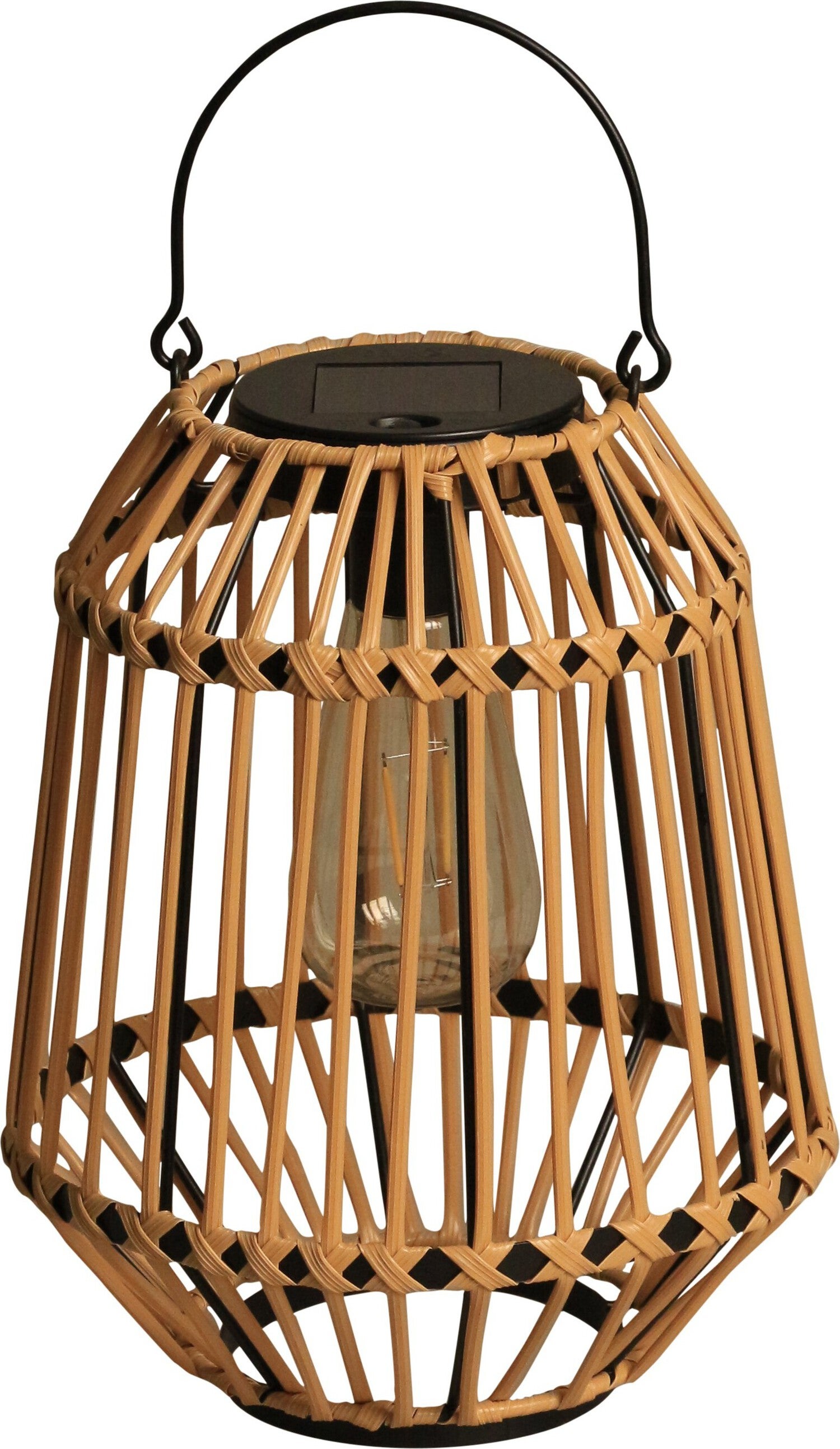 Luxform solar lantaarn Ibiza bruin D 20,5 H 25,5 cm