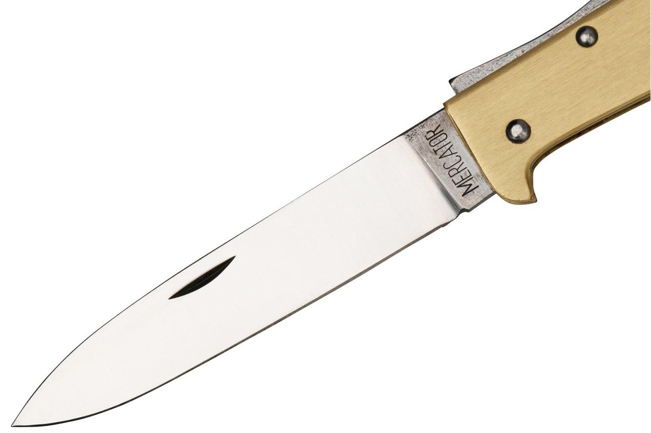 Otter Mercator 10-736 RG Large Brass Carbon Pocketclip, zakmes