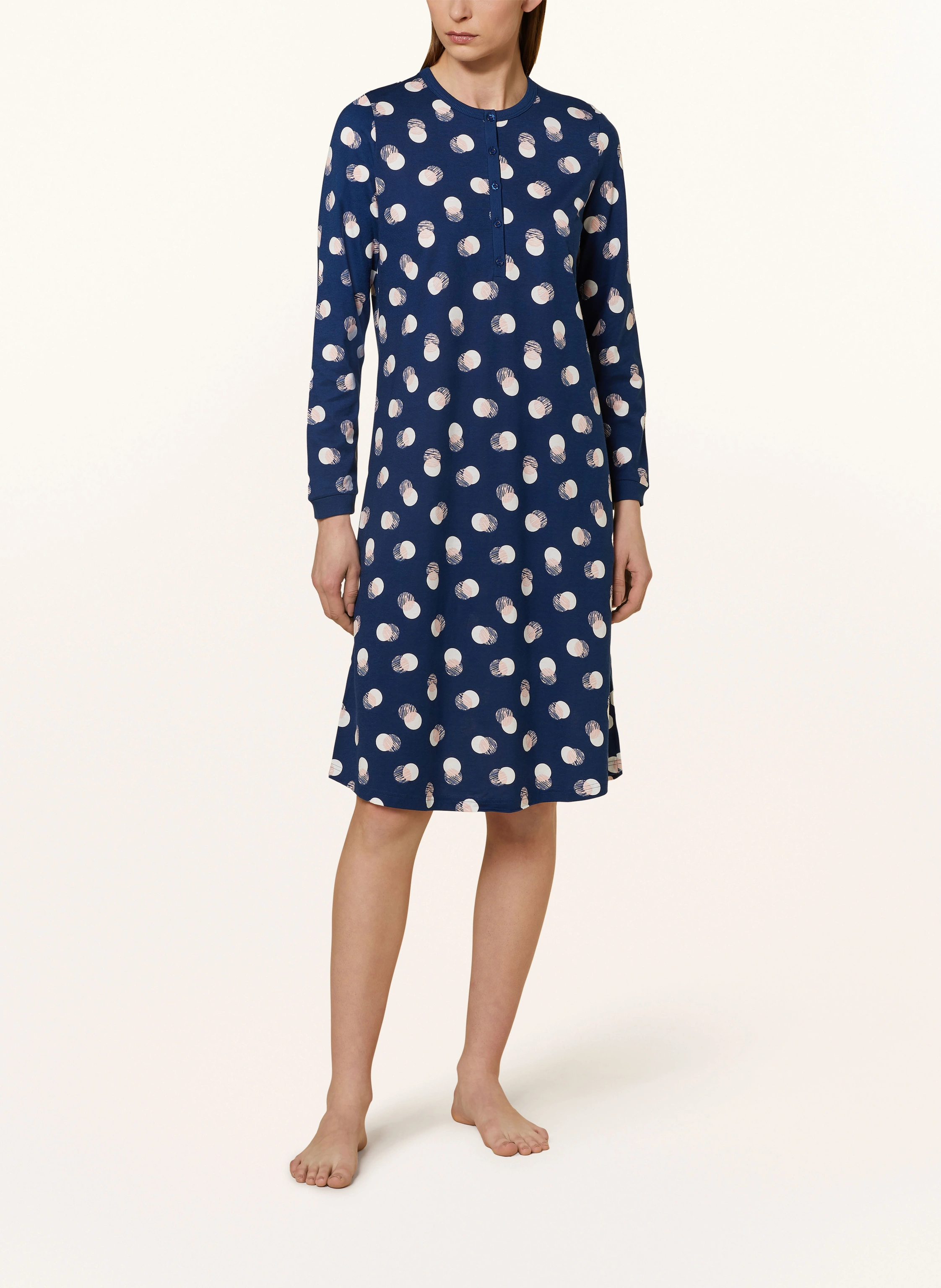 mey Nachthemd Serie SCRIBBLED DOTS