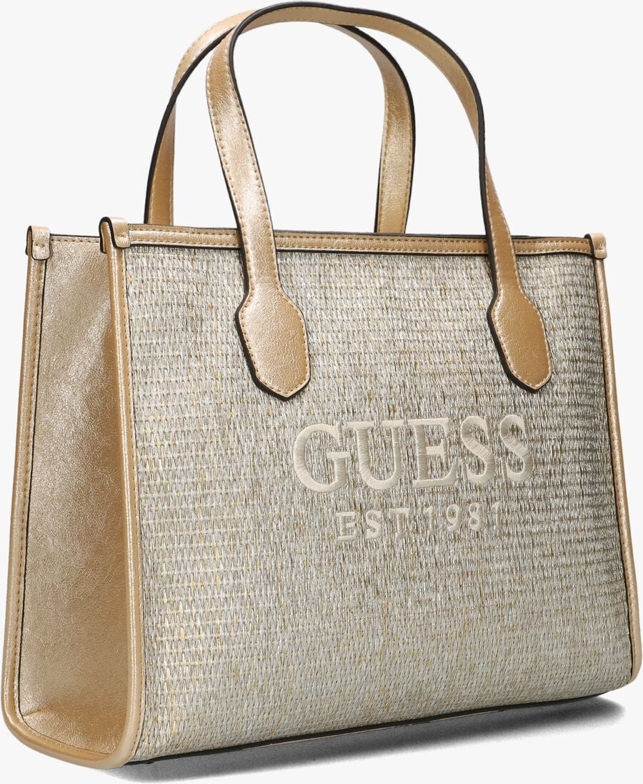 GUESS gouden guess handtas silvana 2 compartment tote