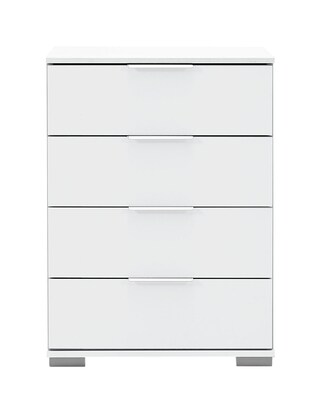 Nachtkommode Easy Plus Eiche Sägerau Nachbildung ca. 52 x 58 x 38 cm 3 Schubkästen