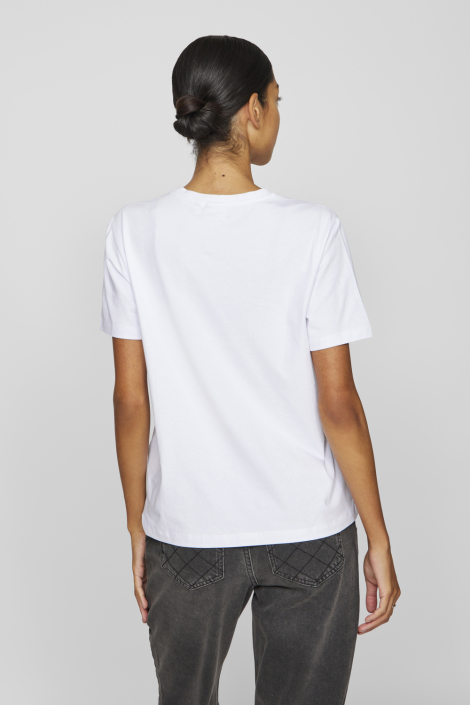 Vila witte dames t-shirt