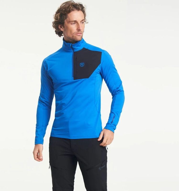 Tenson TXLite Half Zip Skipully Heren Blauw