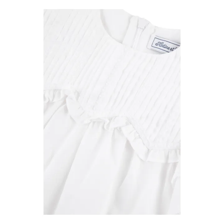 Tartine et Chocolat Blouse Fleur d'Hibiscus | Blanc