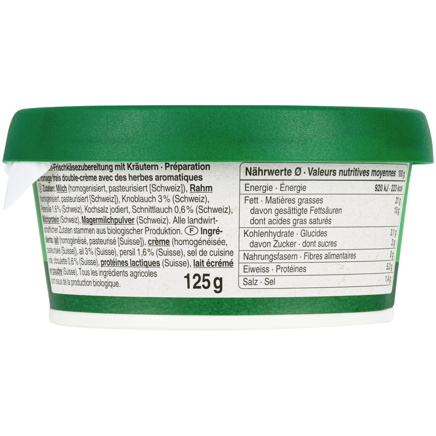 Naturaplan Bio Frischkäse Kräuter