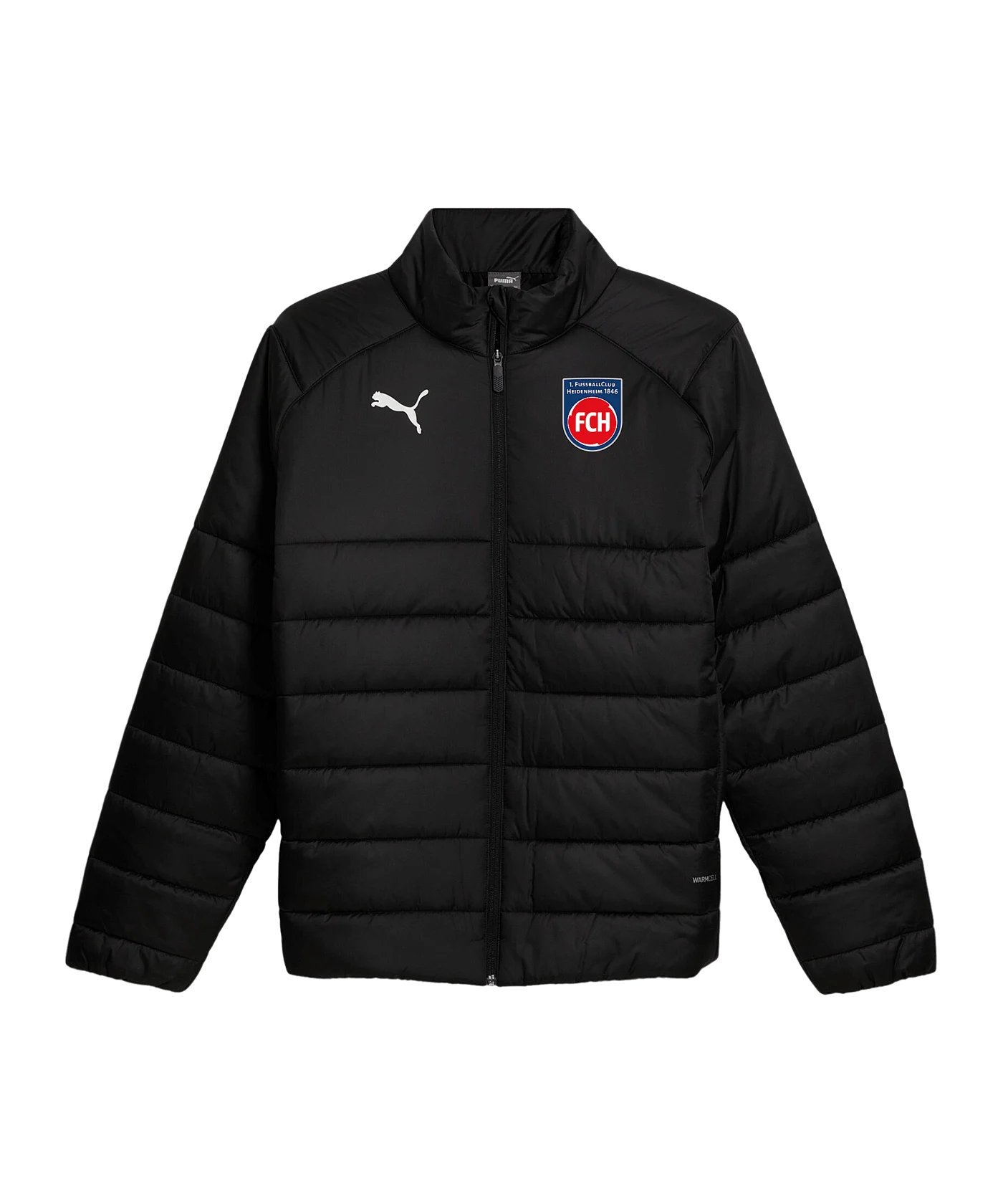 PUMA 1. FC Heidenheim Padded Jacke Schwarz F03