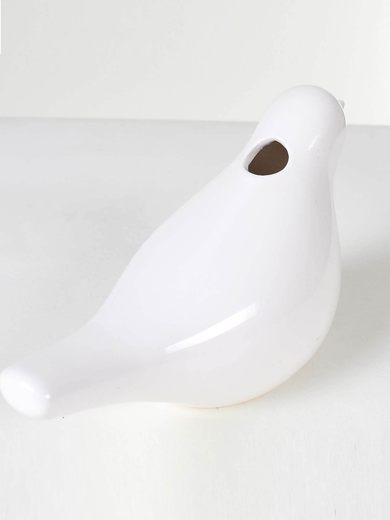 Vase oiseau porcelaine blanche