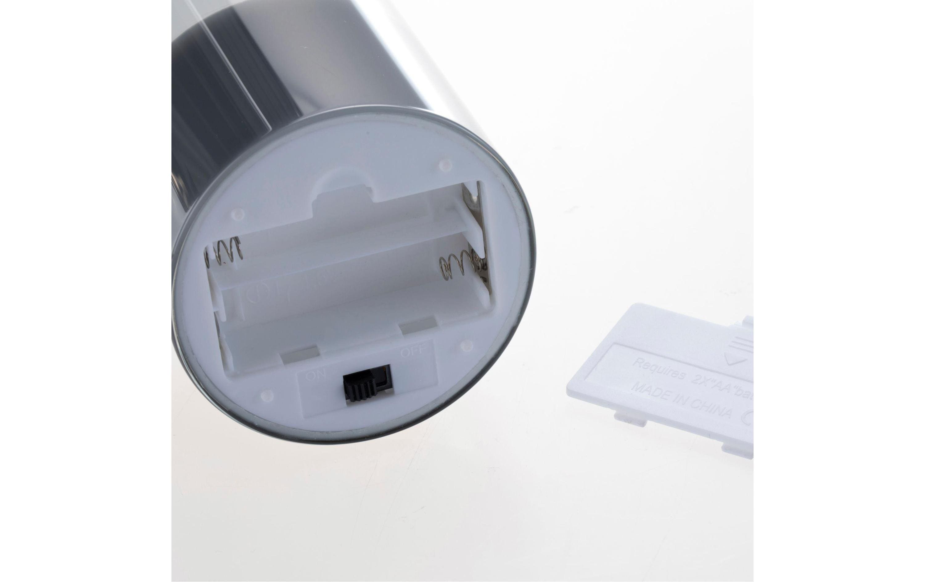 LED-Kerzen Set Classy Smokey, Ø7.5cm, Anthrazit/Weiss, 3 StkLED-Wachskerze, 3er Set