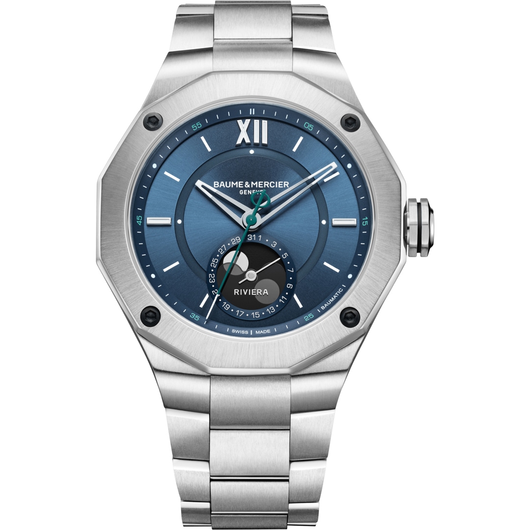 Baume et Mercier Riviera 10682 Baumatic Mondphase Ø 43mm