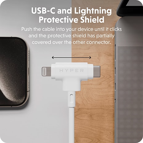 Targus USB-C hybridkabel 1,5 meter - hvid